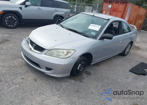 2005 Honda Civic Lx from USA, damaged, VIN 1HGEM22525L073375